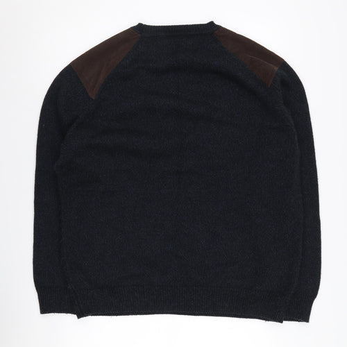 Red Herring Men's XL Black Pullover Jumper
