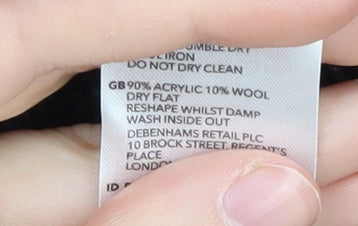 Red Herring Men's XL Black Pullover Jumper