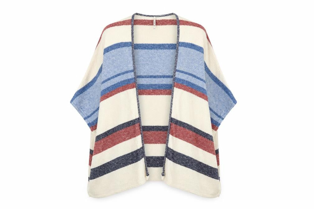 Front view of Stradivarius Women's Multicoloured Cape Jumper - M