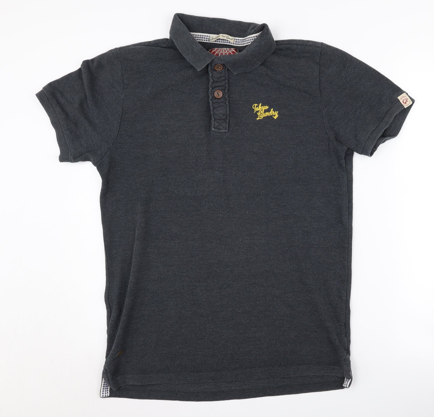 Tokyo Laundry Men's Black Polo Shirt Size M