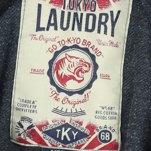 Tokyo Laundry Men's Black Polo Shirt Size M