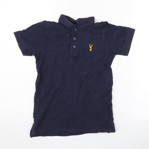 Next Boys Blue Polo Shirt Short Sleeve 10 Years