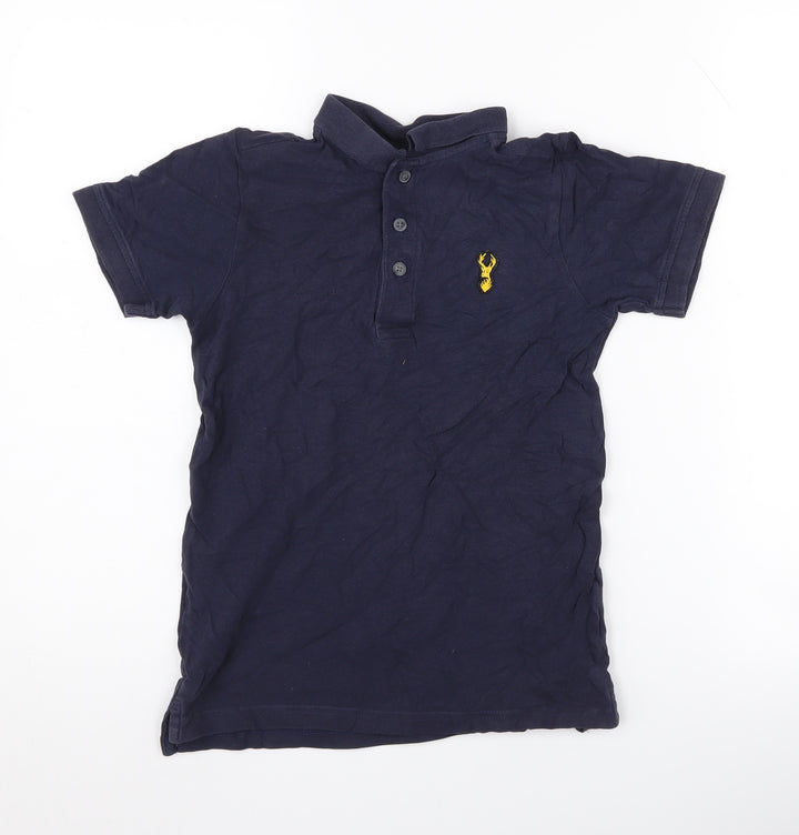 Next Boys Blue Polo Shirt Short Sleeve 10 Years