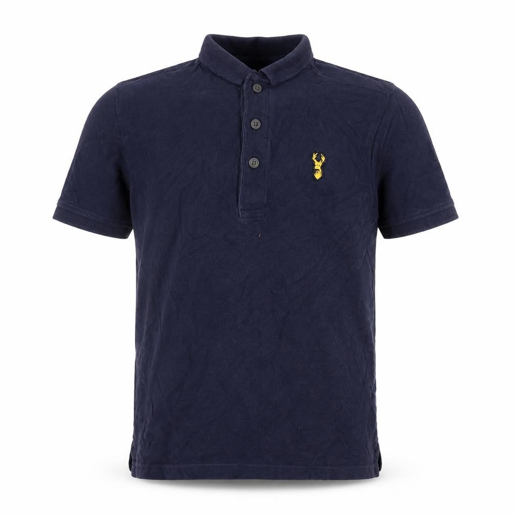 Front view of Next boys’ blue polo shirt short sleeve 10 years