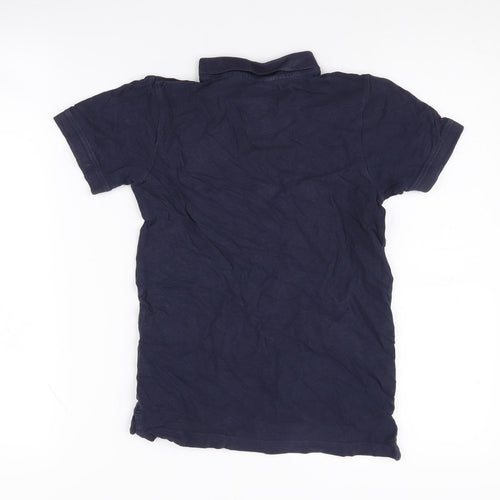 Next Boys Blue Polo Shirt Short Sleeve 10 Years