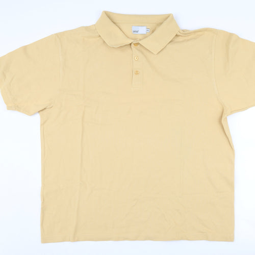 Zantos Men's Beige 2XL Polo Short Sleeve Cotton