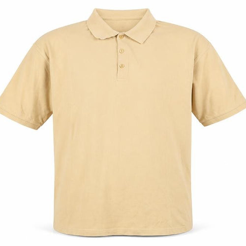 Zantos Men's Beige 2XL Polo Short Sleeve Cotton