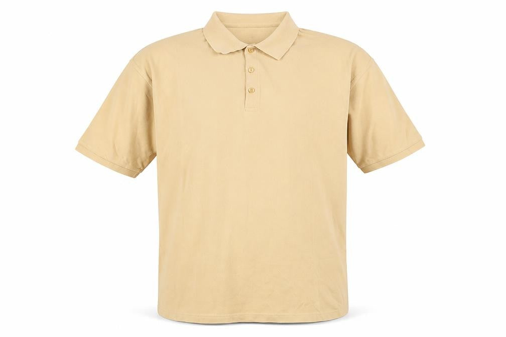 Zantos Men's Beige 2XL Polo Short Sleeve Cotton