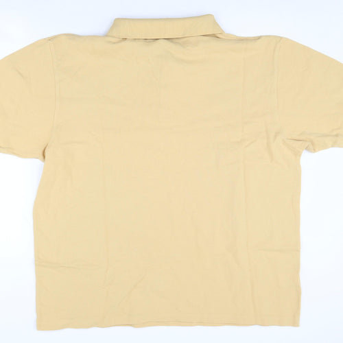 Zantos Men's Beige 2XL Polo Short Sleeve Cotton