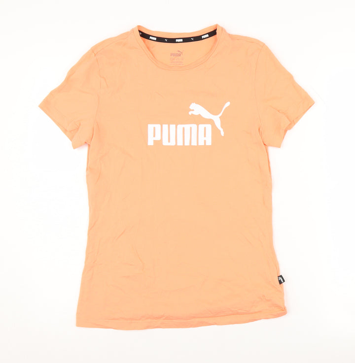 Puma Girls Orange Basic T-Shirt 15-16 Years