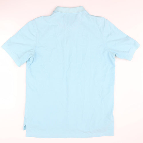 Lands' End Men's Blue Polo Shirt Size L Classic Fit