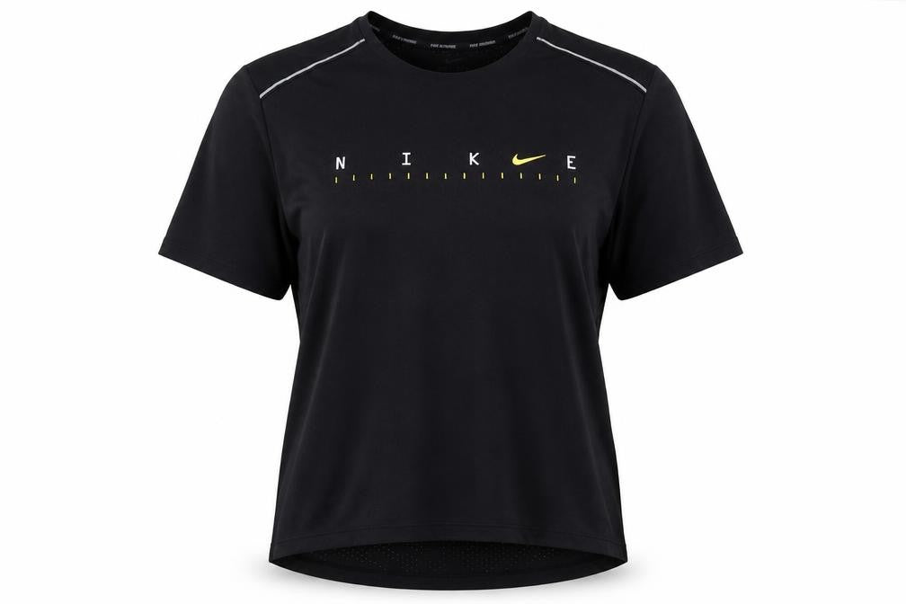 Front view of Nike Women's Black Dri-Fit T-Shirt XL