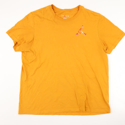 Jordan Men's Orange 2XL Graphic Print T-Shirt