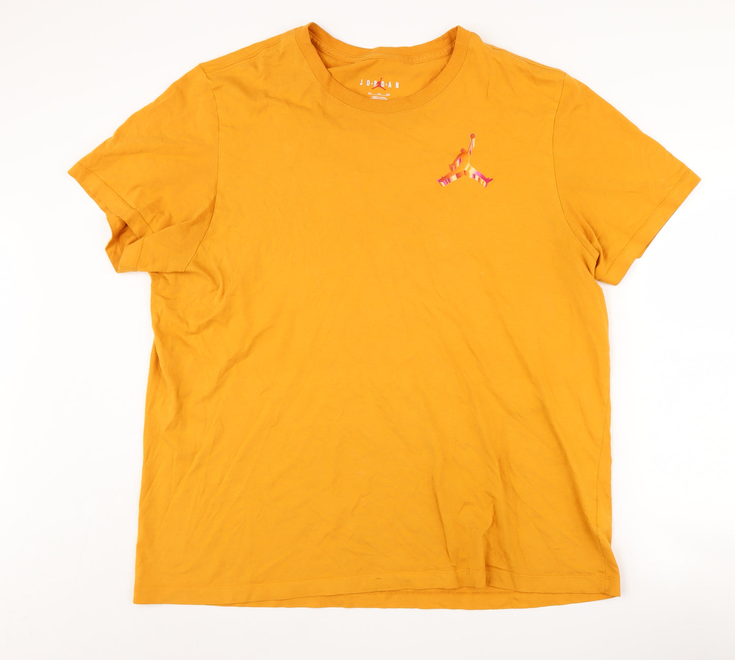Jordan Men's Orange 2XL Graphic Print T-Shirt