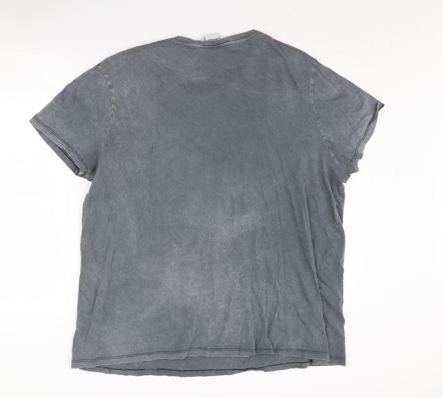 Rick and Morty Men's Grey 2XL Graphic T-Shirt