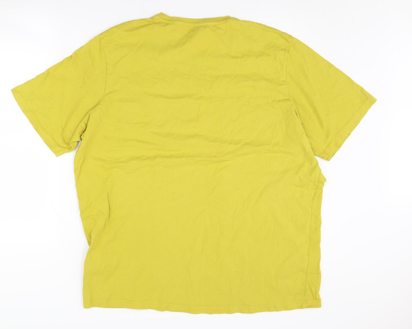 Rab Men's Yellow 2XL Cotton Crew Neck T-Shirt