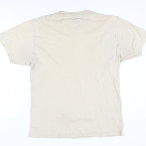 Vans Men's Medium Beige Classic Fit T-Shirt