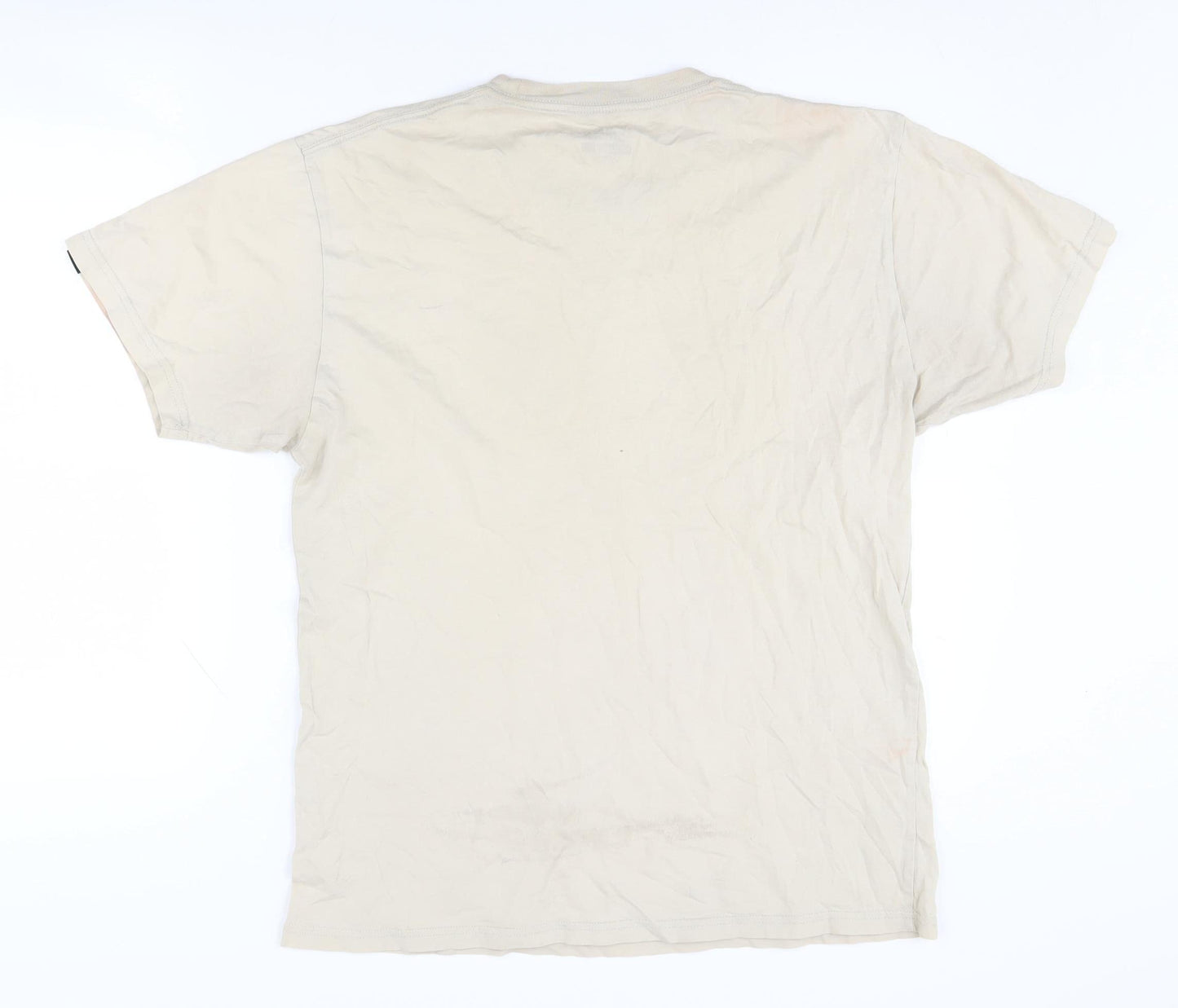 Vans Men's Medium Beige Classic Fit T-Shirt