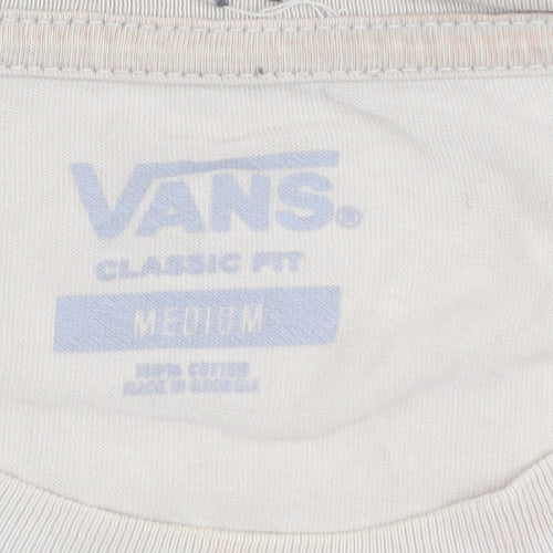 Vans Men's Medium Beige Classic Fit T-Shirt