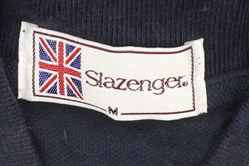 Slazenger Men's Blue Polo Shirt with Logo