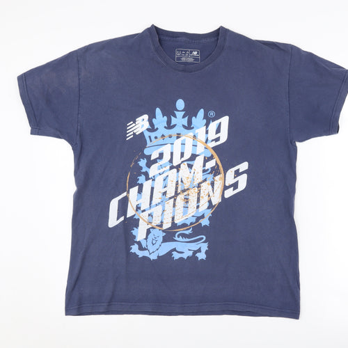 New Balance Men's Blue Graphic Sports T-Shirt L