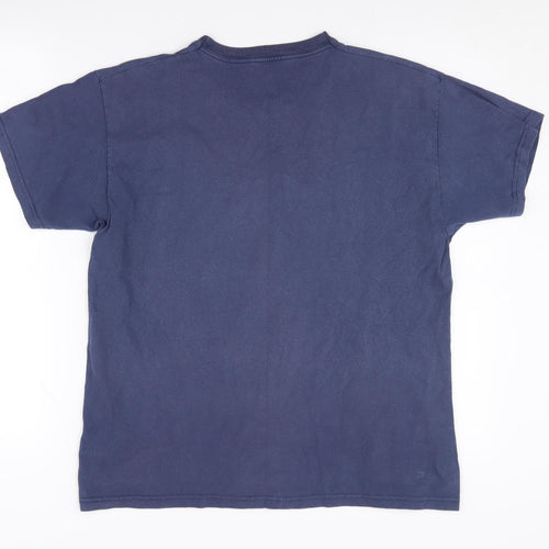 New Balance Men's Blue Graphic Sports T-Shirt L