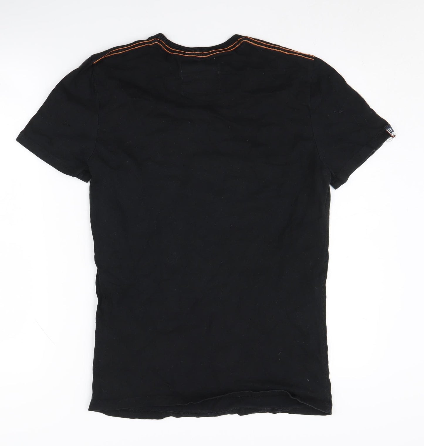 Superdry Men's Black Medium T-Shirt, Short Sleeve, Cotton