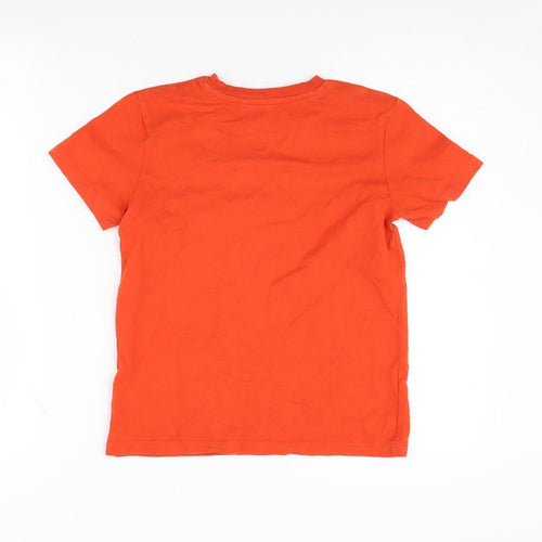 Next Boys Orange Cotton T-Shirt, Age 9, Casual Style