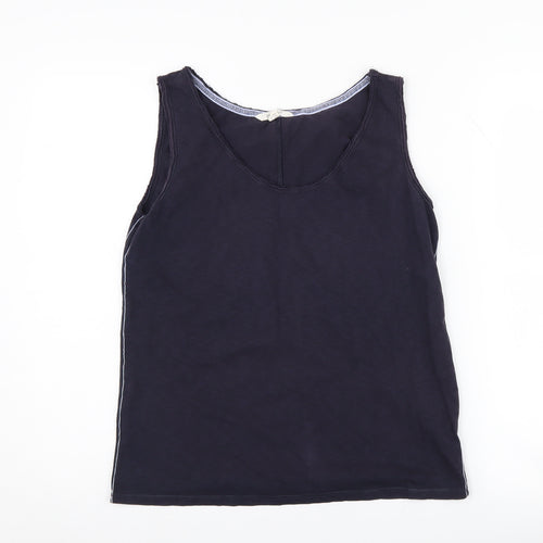 White Stuff Women's Black Tank Top UK Size 10 Cotton