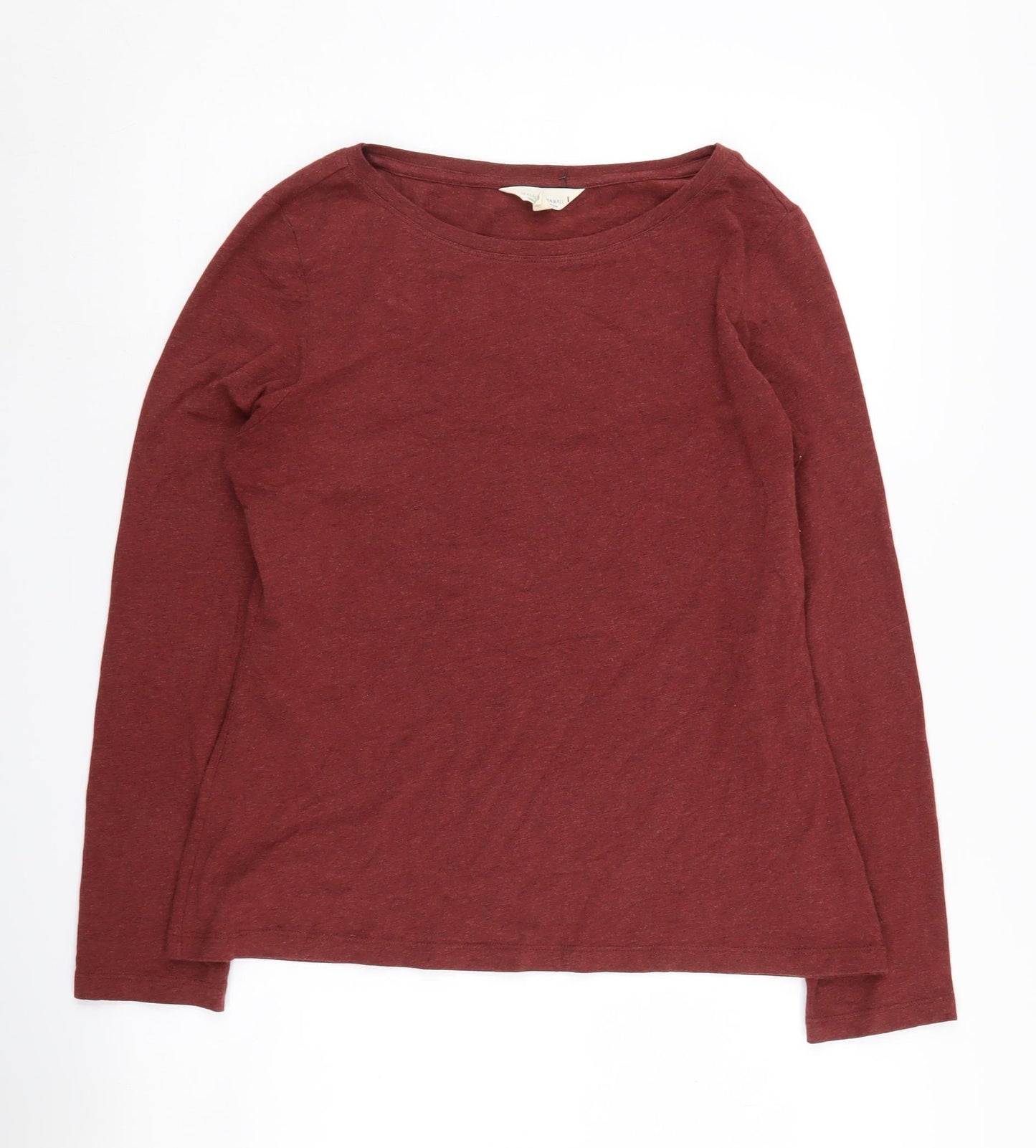 Seasalt Cornwall Red Women's Long Sleeve T-Shirt Size 14