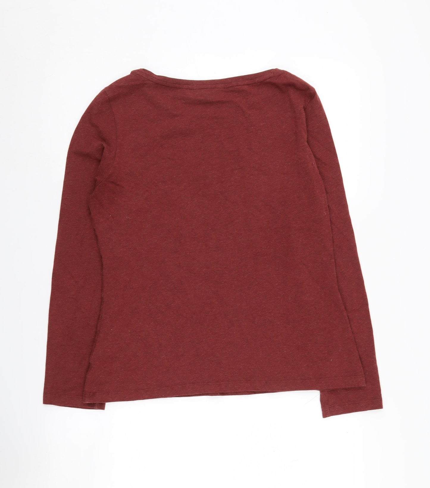 Seasalt Cornwall Red Women's Long Sleeve T-Shirt Size 14