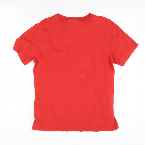Adidas Boys Red Logo T-Shirt 13-14 Years