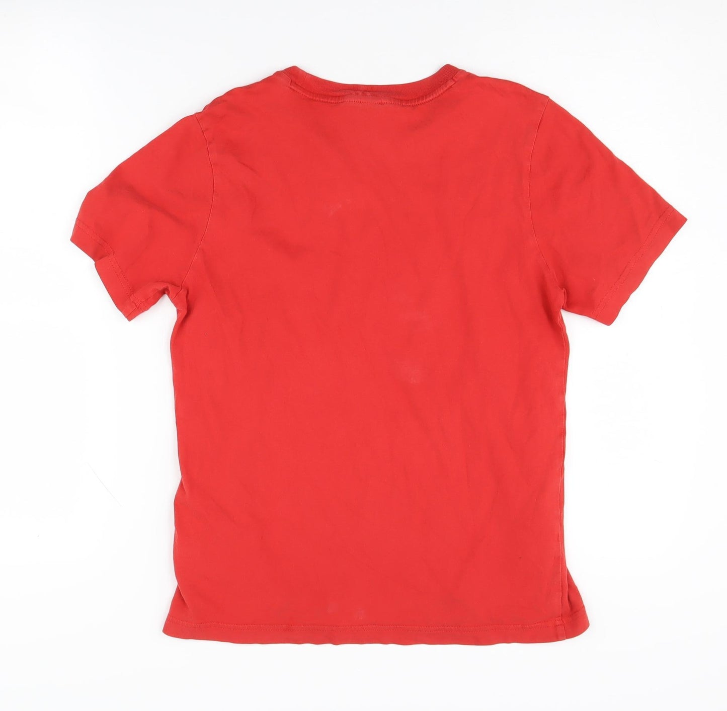 Adidas Boys Red Logo T-Shirt 13-14 Years