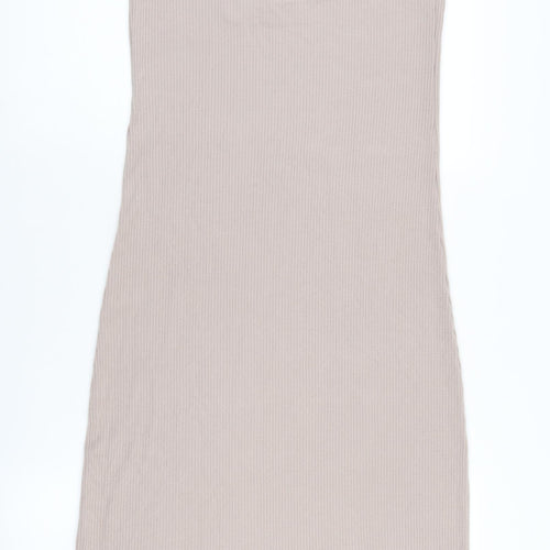 John Lewis Women’s Beige Knit Tank Dress M