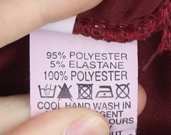 KIAH Women's Red Ruched Dress Size 8