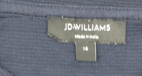 JD Williams Women's Blue Pullover Sweatshirt Size 14