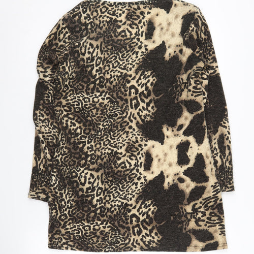 Alexara Women's Multicoloured Animal Print Jumper L