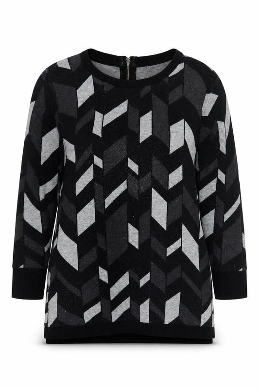 Front view of Principles by Ben de Lisi Women's Black jumper, size 12