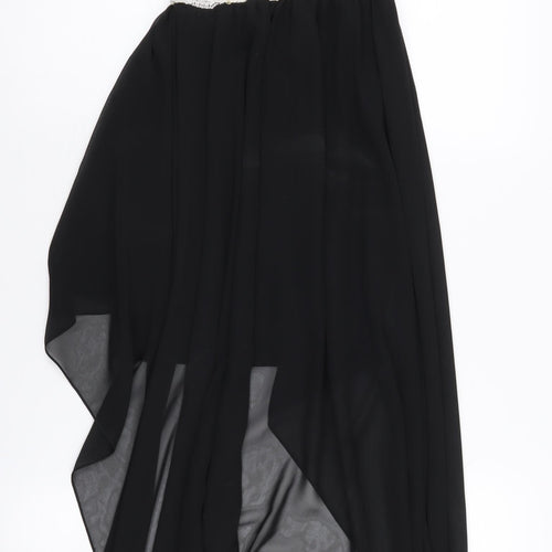 KIAH Women's Black Ivory Slip Dress Size 8