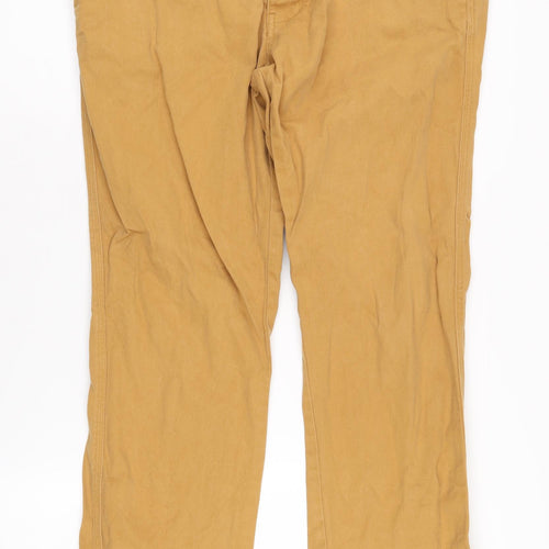 Crew Clothing Co. Men's Brown Chino Trousers 34 Regular
