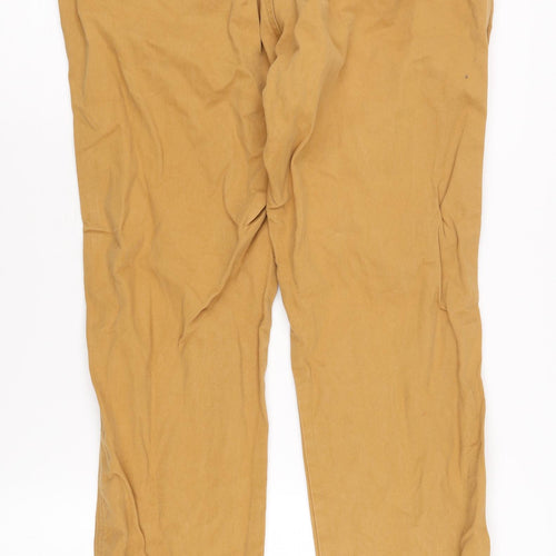 Crew Clothing Co. Men's Brown Chino Trousers 34 Regular