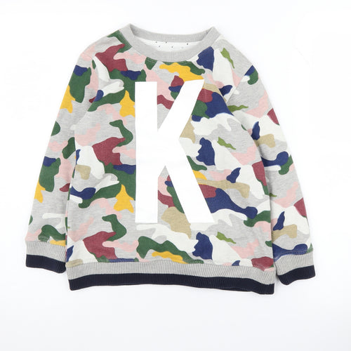 Kimba Kids Boys Multicoloured Camouflage Sweatshirt 9-10Y