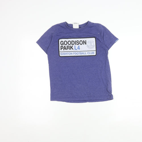 Everton Boys Blue Graphic T-Shirt, Size 10-11 Years