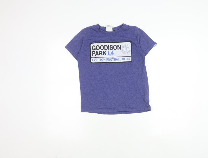 Everton Boys Blue Graphic T-Shirt, Size 10-11 Years
