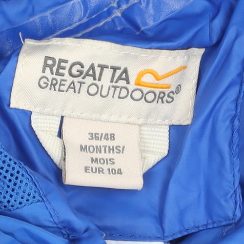 Regatta Boys Blue Snowsuit, 7-8 Years, Waterproof