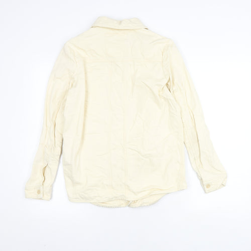 Superdry Women's Ivory Cotton Mid-Length Jacket