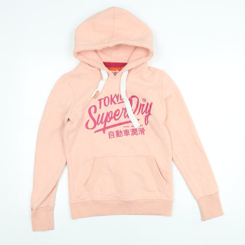 Superdry Women’s Pink Pullover Hoodie XS
