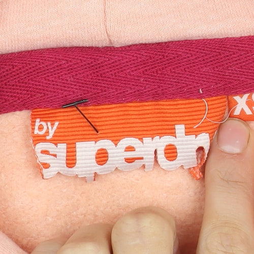 Superdry Women’s Pink Pullover Hoodie XS