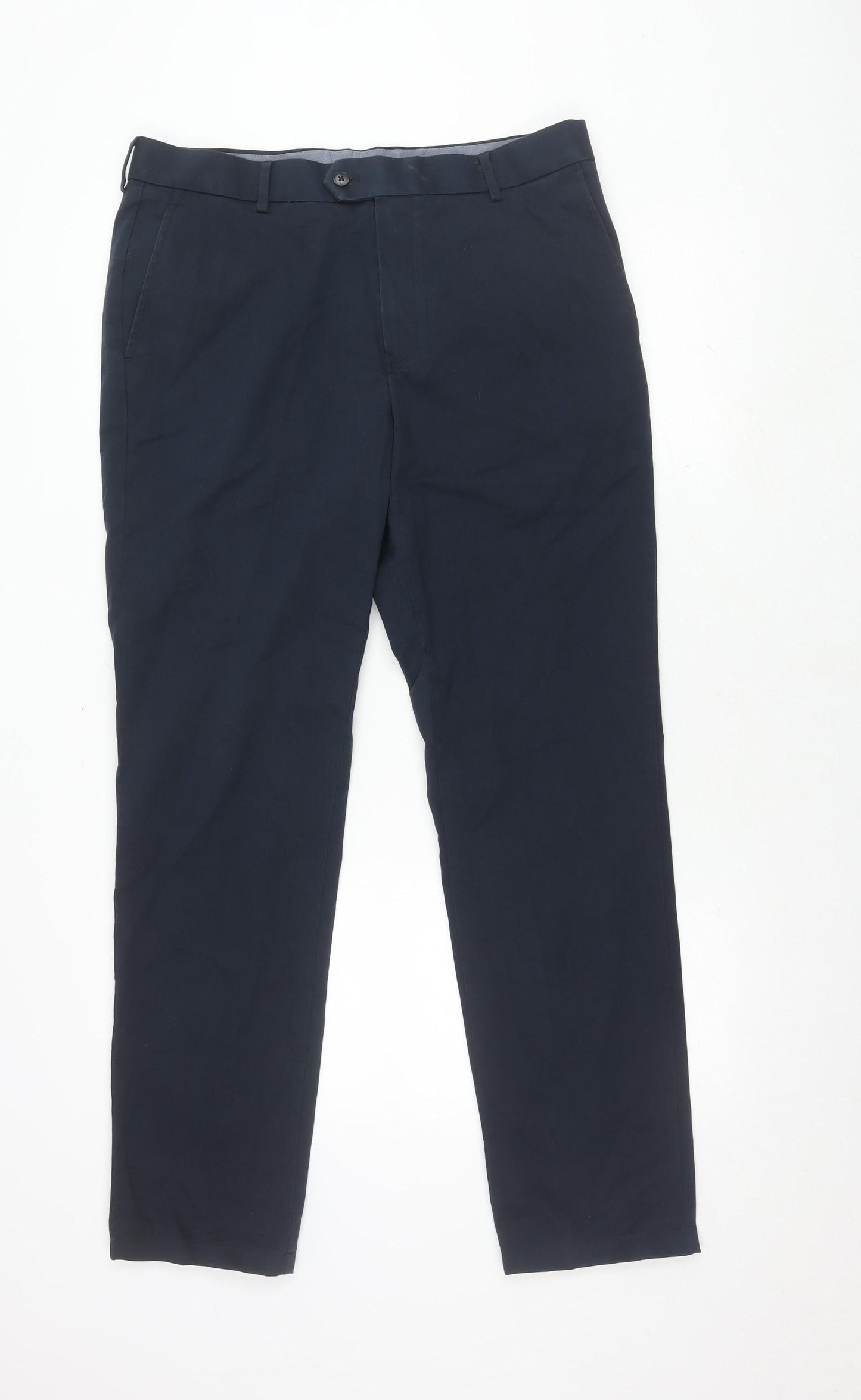 Charles Tyrwhitt Men’s Blue Slim Fit Trousers Size 34