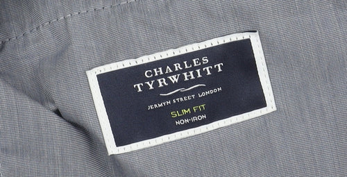 Charles Tyrwhitt Men’s Blue Slim Fit Trousers Size 34